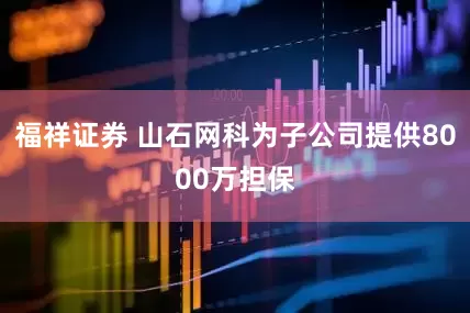 福祥证券 山石网科为子公司提供8000万担保